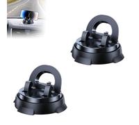 Car Phone Holder Mount, Dashboard, Center Console, 360-Degree Rotatable Mobile Holder with Non-Slip Base, Strong Adsorption Car Holder, No Installation Required, Suitable for All Models (Black-2pc)