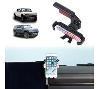 Car Phone Holder Mount for Hummer EV Accessories 2024 2025+ Right Side of Navigation Screen Rotatable Fixed Mobile Phone Holder for Car Fit for iPhone Universally Smartphones (American Flag/C)