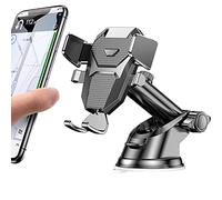 Car Phone Holder | Suction Cup Phone Holder - Car Phone Holder for Dashboard Windshield, Swivel Long Arm Suction Cup Holder for Smartphone