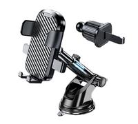 Car Phone Holder Vent Upgraded Metal Hook Clip Air Vent Cellphone Holder Car Mount Automobile Handsfree Cradle Phone Mount