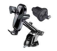Car Phone Holder Vent Upgraded Metal Hook Clip Air Vent Cellphone Holder Car Mount Automobile Handsfree Cradle Phone Mount