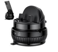 Car Phone Holder with Cable Organizer Suction Base Stand