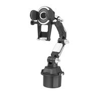 Car Phone Mount for Ram ProMaster City | Black Phone Mount for 2015-2022 290mm Adjustable Arm Retractable Footrest