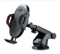 Car Phone Mount Holder, Dashboard & Windscreen Suction Cup, 360° Rotation, Fits 4.7-6.8 Inch Phones, Universal Compatibility