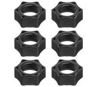 Car Phone Mount Replacement Parts, 6 PCS Tightening Nut for Replacement Car Mount Screw-On 17mm Tightening Nut Ball Fixed Adapter Head Bracket Holder Ring for DVR Camcorder Wireless Charger