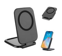Car Phone Mount, Ultra Thin 3.5mm Foldable Magnetic Phone Holder for Car Dashboard, 270° Anti-Shake Phone Cradle Compatible with iPhone 17/16/15 & Android, Strong VHB Adhesive for Laptop/Tablet/Home