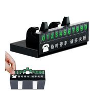 Car Phone Registration, Parking Phone Number | Diffuser Temporary Stop Phone Registration Car Dashboard - Multifunctional Display of the N