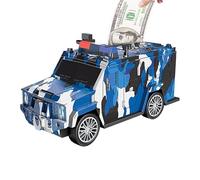 Car Piggy Bank, Cash Truck Money Bank/Safe, Kids Money Bank Electronic Car Piggy Bank, Creativity Car Savings Password Box Boy Anti-Fall Gift, Car Money Bank for Kids