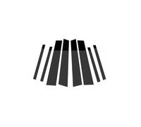 Car Pillar Posts Door Window Trim Panel Cover BC Column Sticker Decorative for Benz GLB-Class X247 180 250 2020~2024 Car Door Pillar Post Trim.,bright Black Style-8pcs