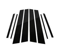 Car Pillar Posts Door Window Trim Panel Cover BC Column Sticker Decorative for Toyota RAV4 2013-2018 Car Door Pillar Post Trim.,bright Black Style-8pcs
