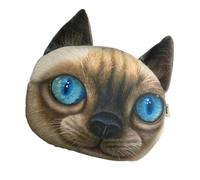 Car Pillow Headrest Breathable Universal Cute Cat Look Comfortable Decoration Cushion for Sleeping in the Car, for Children Travel Driving Sleeping Vehicle Road Trip Long Distance