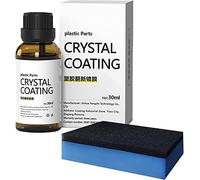 Car Plastic Coating Agent, crystal coating car plastics plastic parts refurbish agent High Protection Quick Plastic Parts Crystal Coating for Car Care Refurbish Agent Set with Waxing Sponge