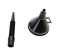 Car Plastic Funnel Petrol Diesel Screen Wash Adblue Add Blue Water Oil Fuel With Extendable Flexible Spout