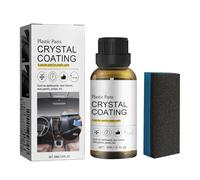 Car Plastic Refurbishing Set,Plastic Parts Refurbishment Crystal Coating Kit,Car Plastic Interior Restorer,Long Duration for Car 1pc