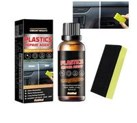 Car Plastic Restorer,Back to Black Trim Restorer,Black Plastic Trim Restorer,Suitable for Car Interior Cleaner and Detailing,Prevents Drying Aging for Cars,Interior Plastic Revitalizing Coating Agent