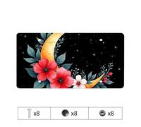 Car Plate Cover Magical Night Sky With Flowers And Moon License Plate Girly License Plate Frames License Plate Protector