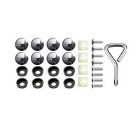 Car Plate Mount Hardware Fastener Nut Number Plate Frame Holder Mounting Screws License Holder Screws & Covers Fit
