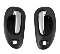 Car Plated Interior Door Handle For Chrysler 5102847AA 5102849AA Door Handle Black & Chrome Inside Interior Front LH & RH Pair