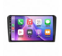 Car Play Screen for Apple Carplay & Android Auto for Audi A4 A4L S4 RS4 2000-2009 Wireless, Mirror Link, Live Navigation, Voice Assistant, Touchscreen, Bluetooth, Aux, 8 Core 8G+256G