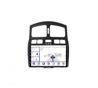 Car Play Screen for Apple Carplay & Android Auto for Hyundai Classic Santa Fe 2000-2004 Wireless, Mirror Link, Live Navigation, Voice Assistant, Touchscreen, 8 Core 8G+256G