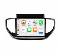 Car Play Screen for Apple Carplay & Android Auto for Hyundai Rohens Genesis 2012 Ota Updates, Portrait and Landscape Modes, Backup Camera, Bluetooth, Voice, 8 Core 4G+64G