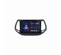 Car Play Screen for Apple Carplay & Android Auto for Jeep Compass 2017-2019 Backup Camera, Mirror Link, Bluetooth, Voice Control, Gps Navigation, Aux, 8 Core 4G+64G