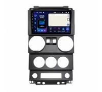 Car Play Screen for Apple Carplay & Android Auto for Jeep Wrangler Unlimited 3 JK 2008-2010 Touchscreen Portable Apple Carplay Screen Gps Navigation/Voice, 8 Core 4G+64G