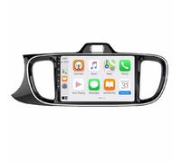 Car Play Screen for Apple Carplay & Android Auto for Kia PEGAS SOLUTO 2017-2019 Touchscreen Portable Apple Carplay Screen Gps Navigation/Voice Control/Mirror, 4 Core 2G+32G
