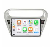 Car Play Screen for Peugeot 301 Per Citroen C-Elysee CElysee 2012-2016 Mirror Link, Voice Assistant, Live Navigation, Touchscreen, Bluetooth Voice Control Android Auto Car Play, 4 Core 1G+16G
