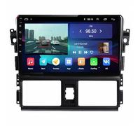 Car Play Screen for Toyota Yaris Vios 2013-2017 Bluetooth/Mirror Link/Voice Control/Gps Navigation/Fm/Aux/Wifi Touchscreen Android Auto Car Play Screen, 8 Core 6G+128G