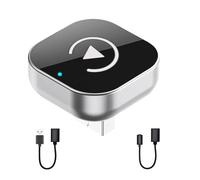 Car Play Wireless Adapter - 2025 Upgraded Wireless Car Screen Adapter | 2 in 1 Electronics Plug-And-Play Accessories for Calling Navigation Voice Assistant, Instant Connectivity