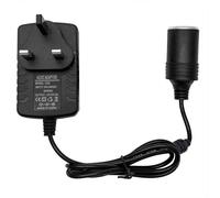 Car Plug Adapter, 240V 2A AC Mains to 12V DC Car Converter Cigarette Lighter Socket Voltage Converter Power Adapter