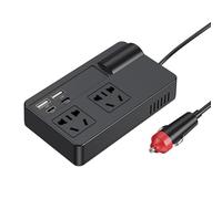 Car Plug Adapter Outlet For Road Trip Vehicle Essential DC12V-24V To 220V Car Travel Adapter 120W Power Invertert Multi Device Charging