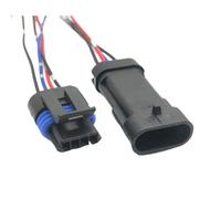 Car Plug Connector 12162190 4 Pin Male Or Female Car Intake Pressure Sensor Plug 1.2L D4F Auto Oxygen Sensor O2 Connectors(4p male female)