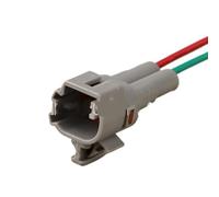 Car Plug Connector 2 Pin Fog Lamp Turn Tail Light Plug Wire Harness ABS Electrical Cable Connectors 6189-0176 6188-0098(Male)
