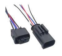 Car Plug Connector 968399-1 967640-1 4 Pin Automotive Rearview Mirror Mudguard Connector Wiring Harness Car Turn Signal Socket(4pin male female)