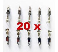 Car Plug - Fuel Injector Petrol - Bosch EV1 (20 x Terminals Female) for Normal + Low 2,3,4,5,6,7,8,9,10 Pin/Pole - 1287013003, 1 287 013 003, 1037906240, 1 037 9 06 240, 191972525B, 282193-1.