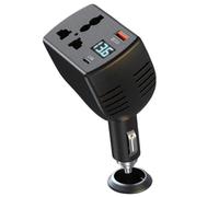 Car Plug In Adapter Outlet 150W DC 12V To AC 220V Fast Charging Inverter
