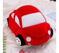 Car Plush Stuffed Cushion Truck Toy Super Cute Car Plush Pillow, Cute Cartoon Throw Pillow To for Little Boys, Girls Great Gift (red)