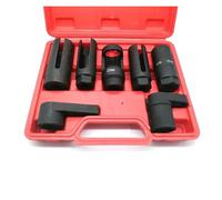 Car PM Sensor 7piece 1/2 3/8 Drive Steel Sensor Socket Kit O2 Oxygen Sensor Sleeve Tool Wrench Socket Set Nitrogen Oxide