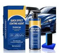 Car Polish Ceramic Coating Spray Wax, 3-in-1 Waterless Car Wash & Shine Protectant, Quick Detailer for Auto Paint Protection and Gloss (1 PCS)
