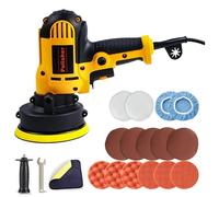 Car Polisher, 700W Rotary Car Polisher Kit - 500-3600 RPM Variable Speed Lightweight Car Buffer Polisher Machine with 19 Accessories for Car Care Polishing Clean