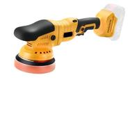 Car Polisher,Car Polishers and Buffers Cordless Polisher 125mm 6-Speed Random Polisher with Self-Adhesive Pad and Overheat Protection(Without Battery)