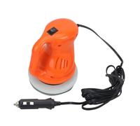 Car Polisher Tool 40w 12v Portable Waxing Machine for Car Body | ABS Plastic and Metal Build, Orange Finish, Time-saving 12v Power, DIY Detailing and On-the-go Care