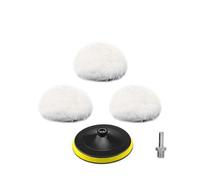 Car Polishing Pads 5Pcs Car Polishing Pad Set Buffing Wheel Tool 3/4/5/6/7 Inch Drill Polish Disc Kit For Car Polisher Auto Paint Waxing Care Car Polishers And Buffers (Color : 7inch 180mm - 5PCS)