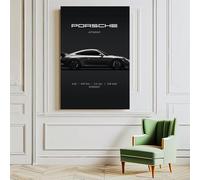 Car Poster 911 GT3RS Posters Racing Car Wall Art For Boys Bedroom Print Classic Supercar Canvas Decor