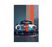 Car Poster 911 GT3RS Posters Vintage Racing Car Wall Art For Boys Bedroom Print Classic Supercar Home Aesthetics Decor