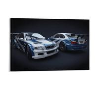 Car Poster Bmw E46 M3 Gtr Poster Decorative Painting Canvas Wall Posters And Art Picture Print Modern Family Bedroom Decor Posters 12x18inch(30x45cm)