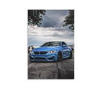 Car Poster Bmw F82 M4 Poster Decorative Painting Canvas Wall Posters And Art Picture Print Modern Family Bedroom Decor Posters 16x24inch(40x60cm)