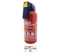 GLORIA Car Auto-Pulverlöscher P2GM, 2kg Brandklasse Abc + Mount U. Badge